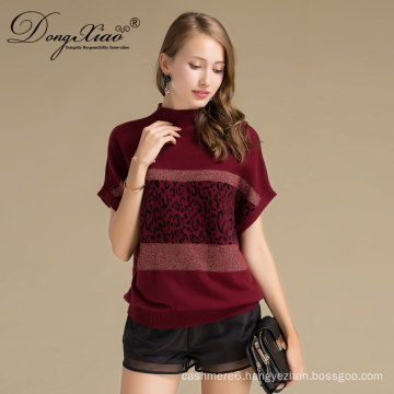 Batwing-sleeved Blouse Causal Design Pullover Crew Neck Cashmere Women Sweater